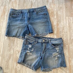 2 pair AE shorts size 14